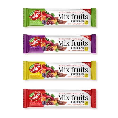 لواشک مخلوط هفت میوه استیکی ترشی سون - 90 گرم بسته 10 عددی