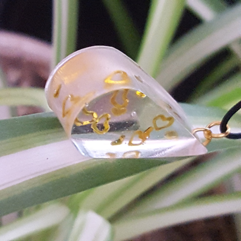 گردنبند دخترانه مدل قطره وقلب