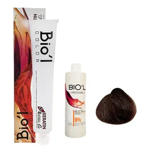 کیت رنگ مو بیول سری COPPER شماره 5.5 حجم 100 میلی لیتر رنگ ماهاگونی تیره 