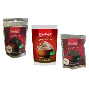 قند قهوه ای با طعم زنجبیل و دارچین و هل فراکام - 400 گرم بسته 3 عددی