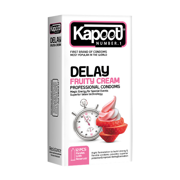 کاندوم کاپوت مدل Delay Fruity Cream بسته 12 عددی به همراه کاندوم کاپوت مدل Classic Lubricated بسته 3 عددی کاندوم کاپوت مدل Delay Fruity Cream بسته 12 عددی به همراه کاندوم کاپوت مدل Classic Lubricated بسته 3 عددی