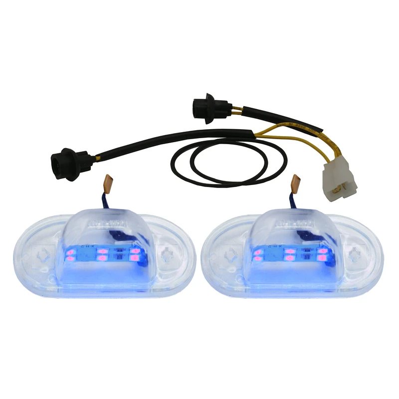 چراغ پلاک اس ام دی بیلگین مدل B2 مناسب برای پراید بسته 2 عددی