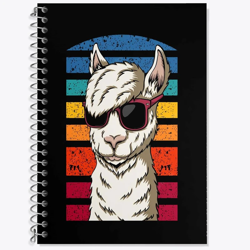 دفتر لغت 50 برگ خندالو مدل لاما کد 29570