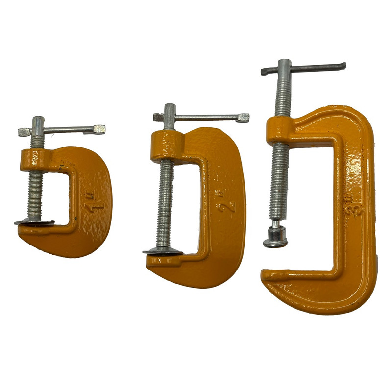 گیره کلمپ مدل c مجموعه 3 عددی گیره کلمپ مدل c مجموعه 3 عددی