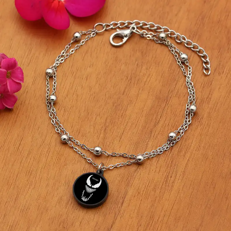 پابند زنانه ناکسیگو مدل شب تاب طرح ونوم کد LB7450