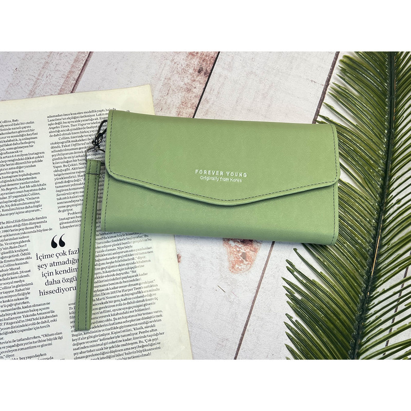 کیف پول زنانه مدل بند دار کد KZD-0107