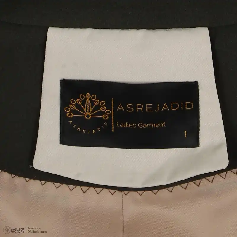 بارانی زنانه عصر جدید مدل 1217-4 رنگ کرم