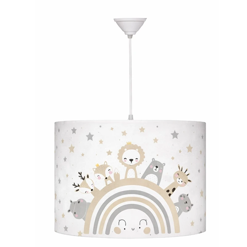 لوستر کودک مدل رنگین کمان حیوانات