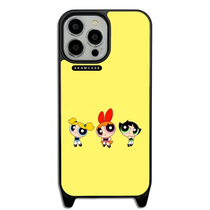 کاور آکام مدل AMCWLA13PROMAX-POWERPUFF GIRLS3 مناسب برای گوشی موبایل اپل iPhone 13 Pro Max