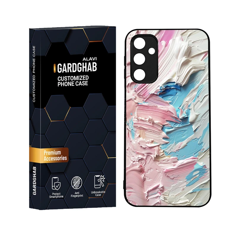 کاور گارد قاب علوی مدل دورژله ای هنری مناسب برای گوشی موبایل سامسونگ Galaxy A24