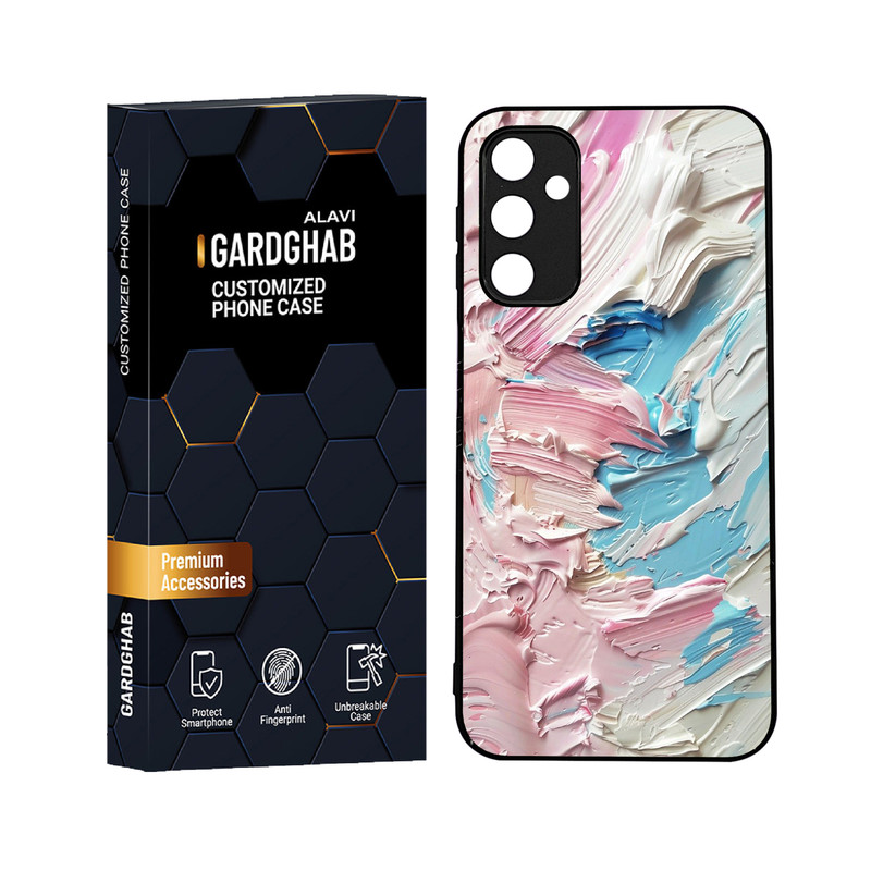 کاور گارد قاب علوی مدل دورژله ای هنری مناسب برای گوشی موبایل سامسونگ Galaxy A24