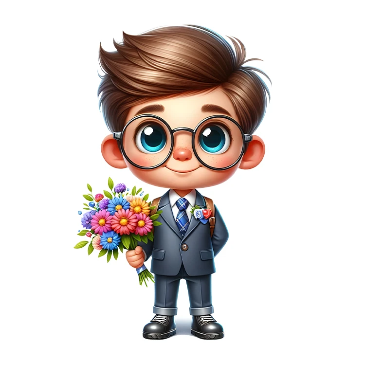 استیکر پارچه و لباس پاد آفرین مدل کارتونی کیوت فانتزی پسرانه کد S5011