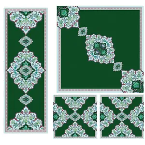 ست رومیزی 4 تکه شمسه نگار مدل SETU6C