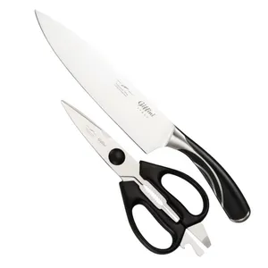 چاقو اشپزخانه جی فی نی مدل Q14 مجموعه 2 عددی 