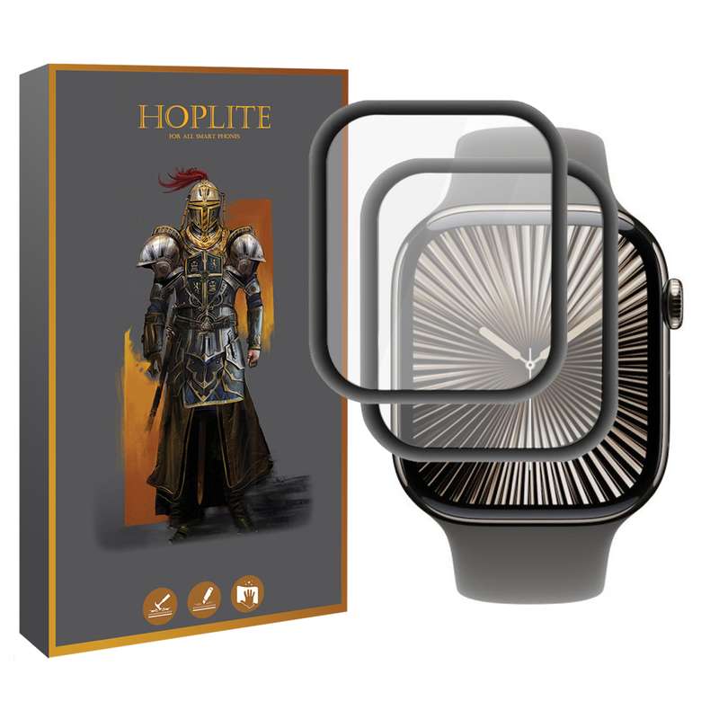 محافظ صفحه نمایش هاپلایت مدل Pmma-HL مناسب برای اپل واچ سری 10 سایز 42 میلی متری بسته دو عددی محافظ صفحه نمایش هاپلایت مدل Pmma-HL مناسب برای اپل واچ سری 10 سایز 42 میلی متری بسته دو عددی