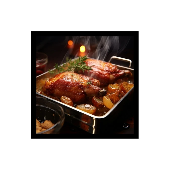 تابلو نوری بکلیت طرح رستوران مرغ بریان مدل B-MID-15637