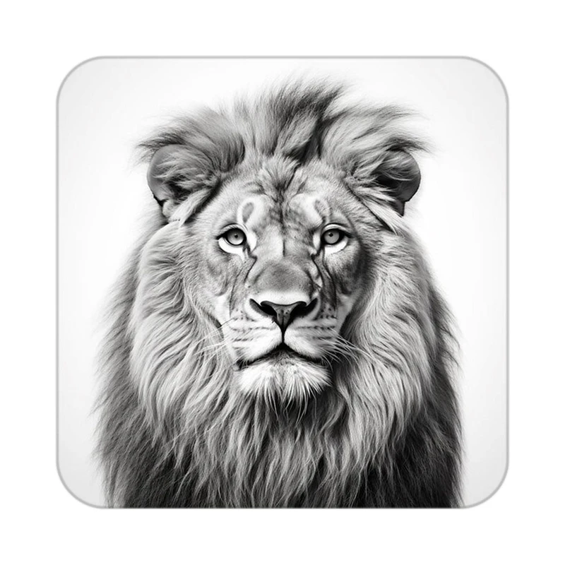 زیر لیوانی کاکتی طرح شیر مدل mp23240