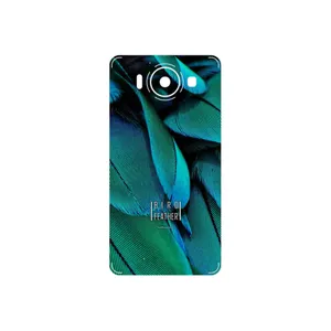 MAHOOT Green Feather Cover Sticker for Microsoft Lumia 950