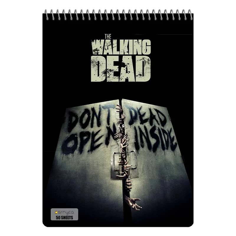 دفتر نقاشی 50 برگ سیمی کارنیکا طرح مردگان متحرک The Walking Dead کد 61155