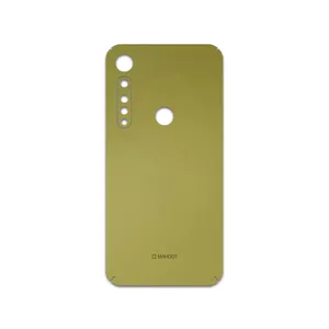 MAHOOT Matte-Gold Cover Sticker for motorola One Vision Plus