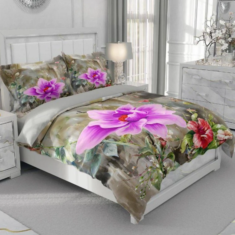 سرویس خواب 2 نفر 6 تکه مدل نقش طبیعت کد 793