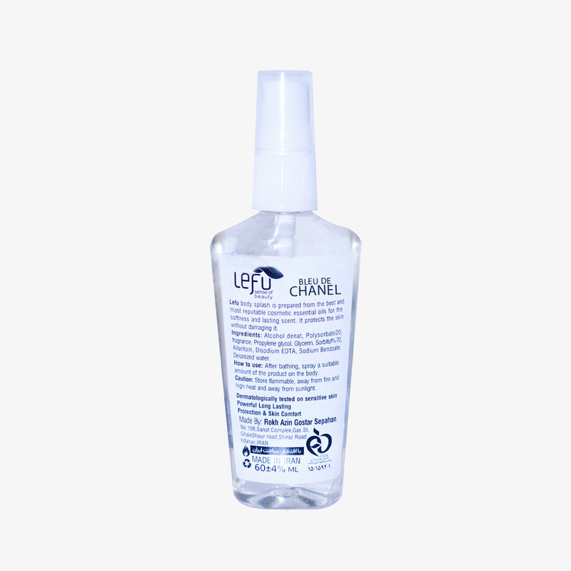 بادی اسپلش لفو مدل BLEU DE CHANEL حجم 250 میلی لیتر به همراه بادی اسپلش لفو حجم 60 میلی لیتر بادی اسپلش لفو مدل BLEU DE CHANEL حجم 250 میلی لیتر به همراه بادی اسپلش لفو حجم 60 میلی لیتر