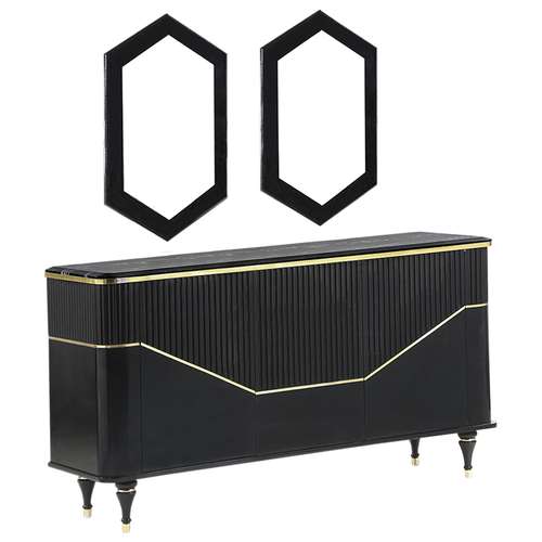 آینه و کنسول مدل MK40m مجموعه 3 عددی
