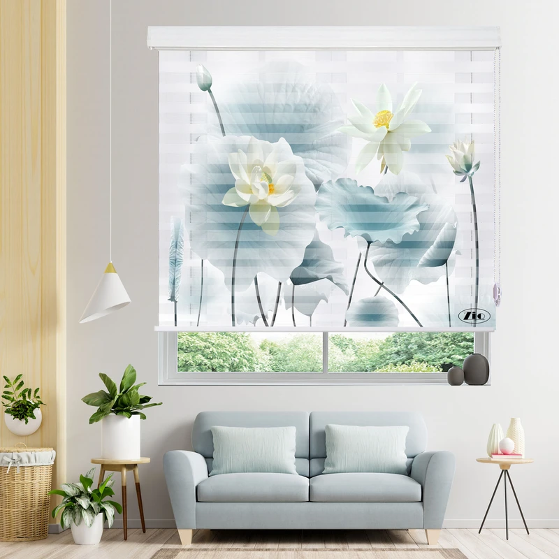 پرده زبرا زیو مدل 3D-1075 سایز 100x150 سانتی متر