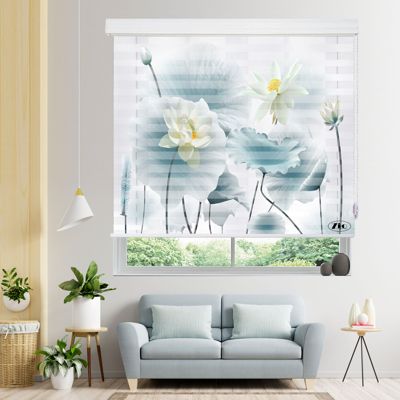 پرده زبرا زیو مدل 3D-1075 سایز 100x200 سانتی متر