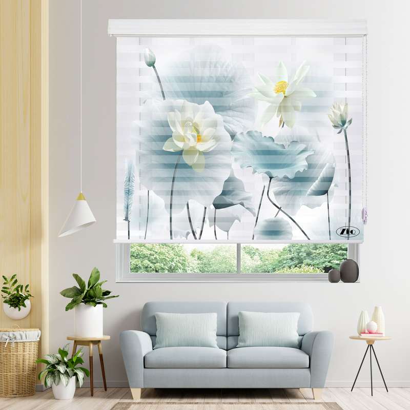 پرده زبرا زیو مدل 3D-1075 سایز 150x200 سانتی متر