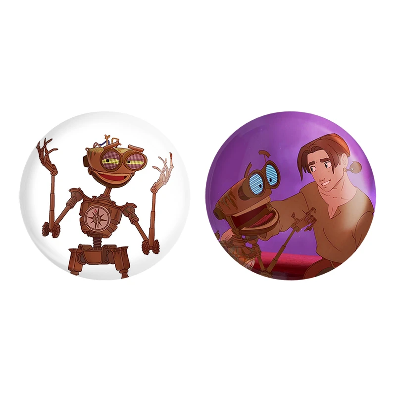 مگنت خندالو طرح انیمیشن سیاره گنج کد 1376613768 مجموعه 2 عددی