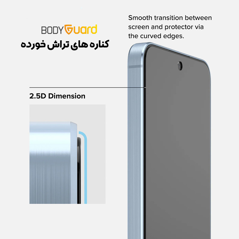 محافظ صفحه نمایش بادیگارد مدل Clear مناسب برای گوشی موبایل سامسونگ GALAXY A57