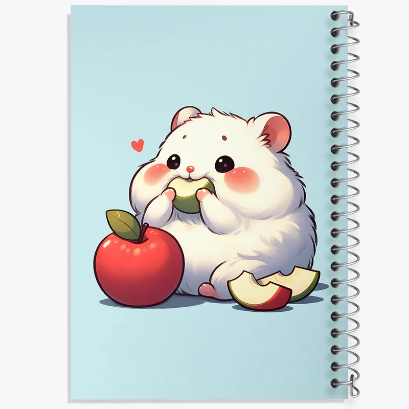 دفتر لیست خرید 50 برگ خندالو طرح همستر کیوت کد N5979