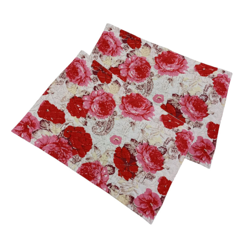 رو بالشی مدل گل سرخ سایز 50*70 سانتی متر بسته 2 عددی