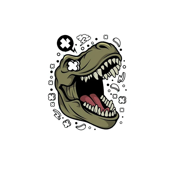 استیکر پارچه و لباس پاد آفرین طرح کارتونی کد 2791