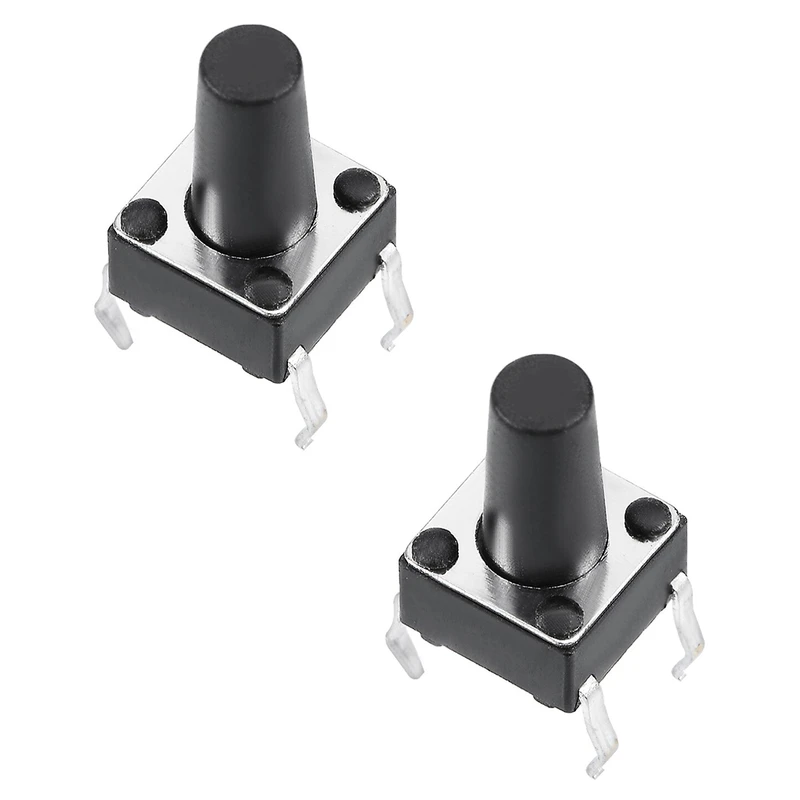میکرو سوئیچ مدل Vertical-6×6×10-4P بسته 2 عددی