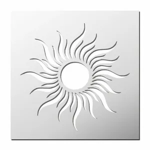 شابلون دکو رستا مدل خورشید کد S388