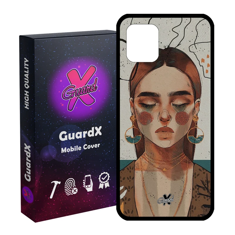 کاور گارد ایکس طرح دختر مدل Glass10318 مناسب برای گوشی موبایل سامسونگ Galaxy Note 10 Lite