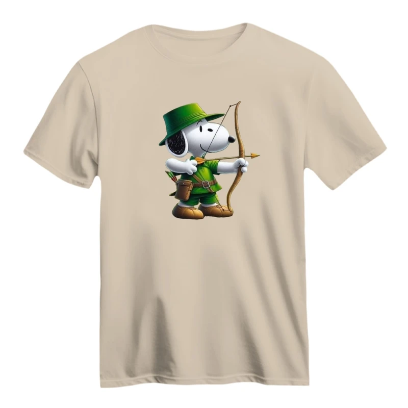 تی شرت آستین کوتاه زنانه مدل اسنوپی کد ۴۶