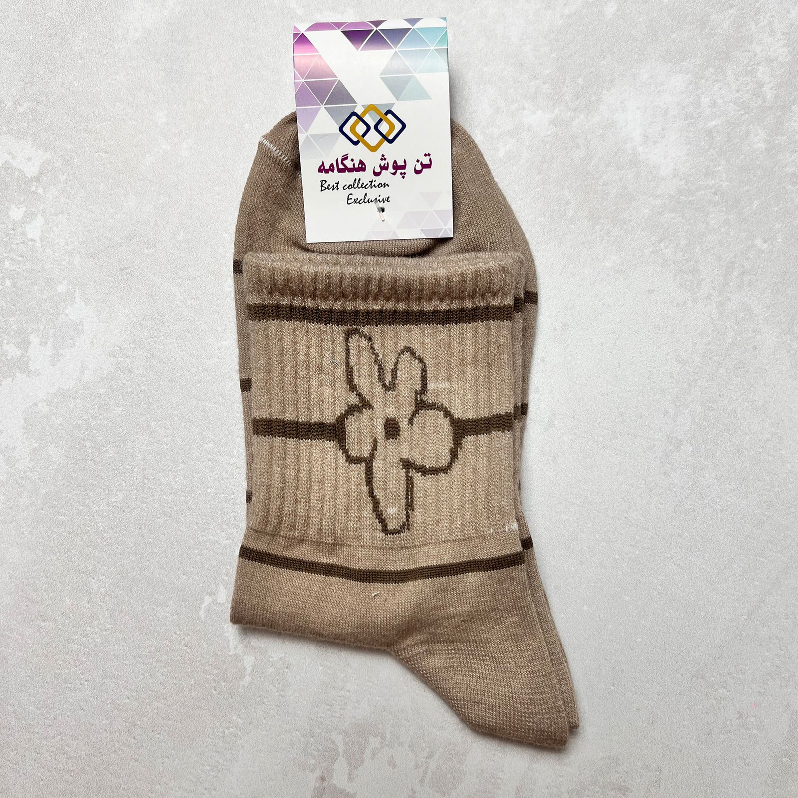 جوراب زنانه تن پوش هنگامه مدل کش اسپرت بسته 5 عددی -  - 9