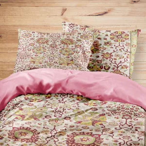 سرویس روتختی مدوپد طرح قالیچه بیجار مدرن افشان صفویه مدل C-bijar-M19 یک نفره 4 تکه