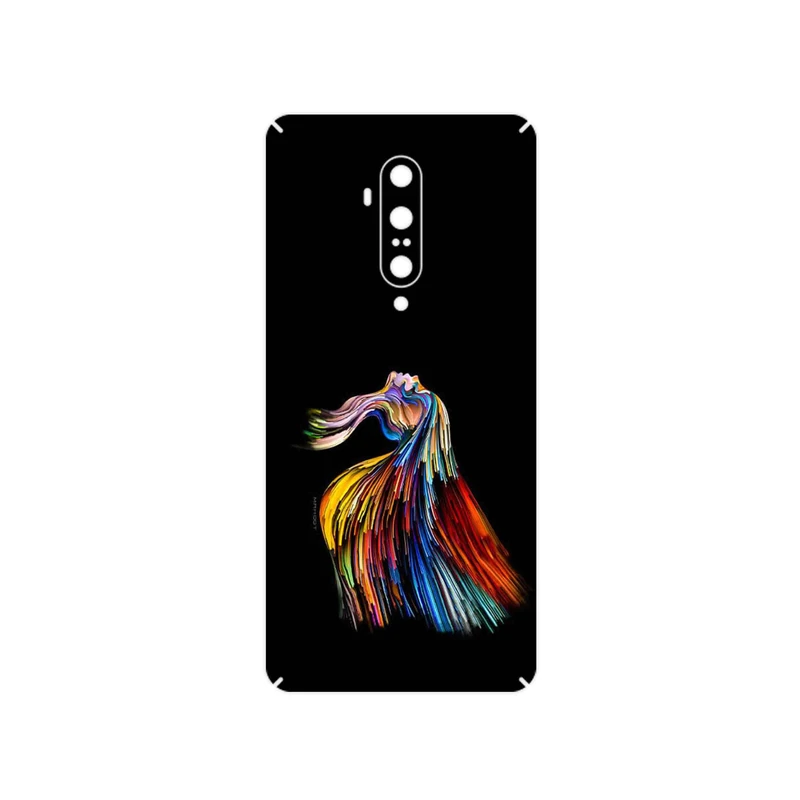 برچسب پوششی ماهوت مدل Rainbow Hair Digital Art مناسب برای گوشی موبایل وان پلاس 7T Pro