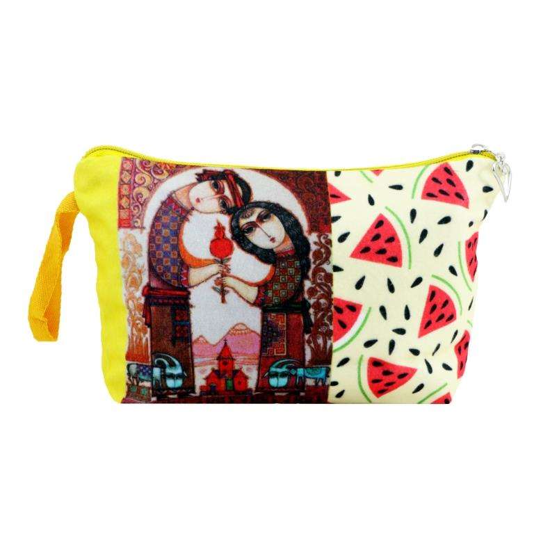 کیف لوازم آرایش دخترانه ساسویه مدل هندوانه کد B 135