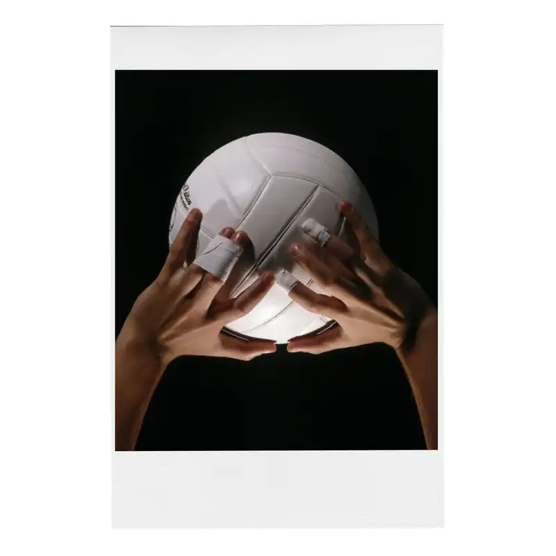 آویز تزیینی طرح والیبال مدل love volleyball مجموعه 4 عددی