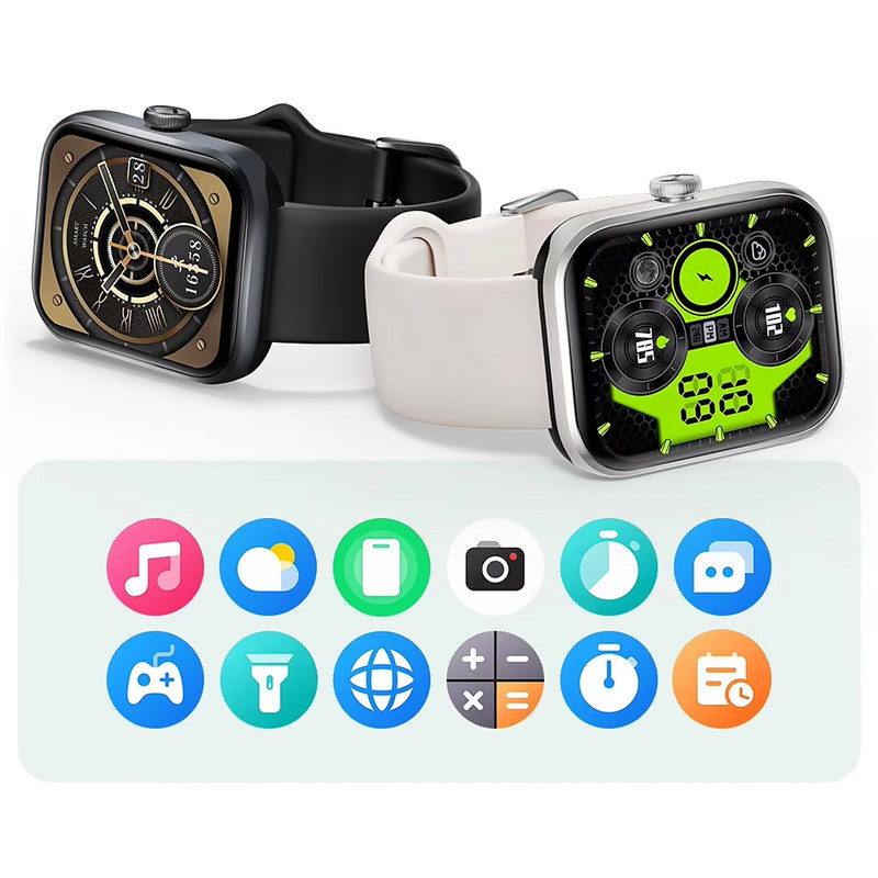 ساعت هوشمند 48 میلی‌متری هایلو مدل Watch 4 با بند سیلیکونی
