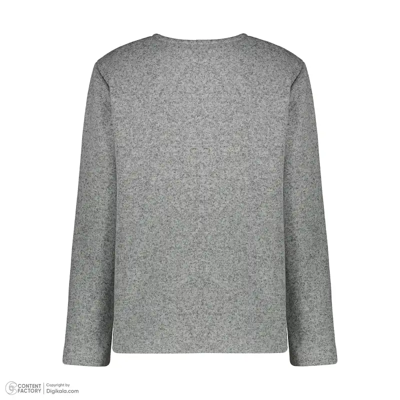 کت بافت زنانه آدور مدل ترنج رنگ طوسی