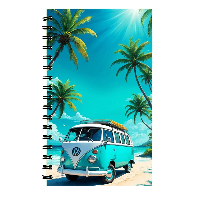 دفتر نت موسیقی 40 برگ طرح فولکس واگن کد 301