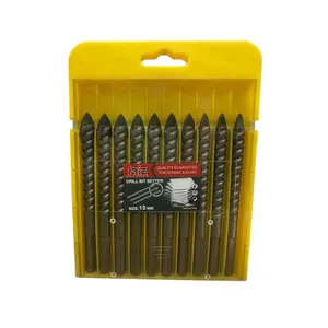 مته نیزه ای تک الماس مارپیچ فایز کد NM106 سایز 6 میلی متر مجموعه 10 عددی