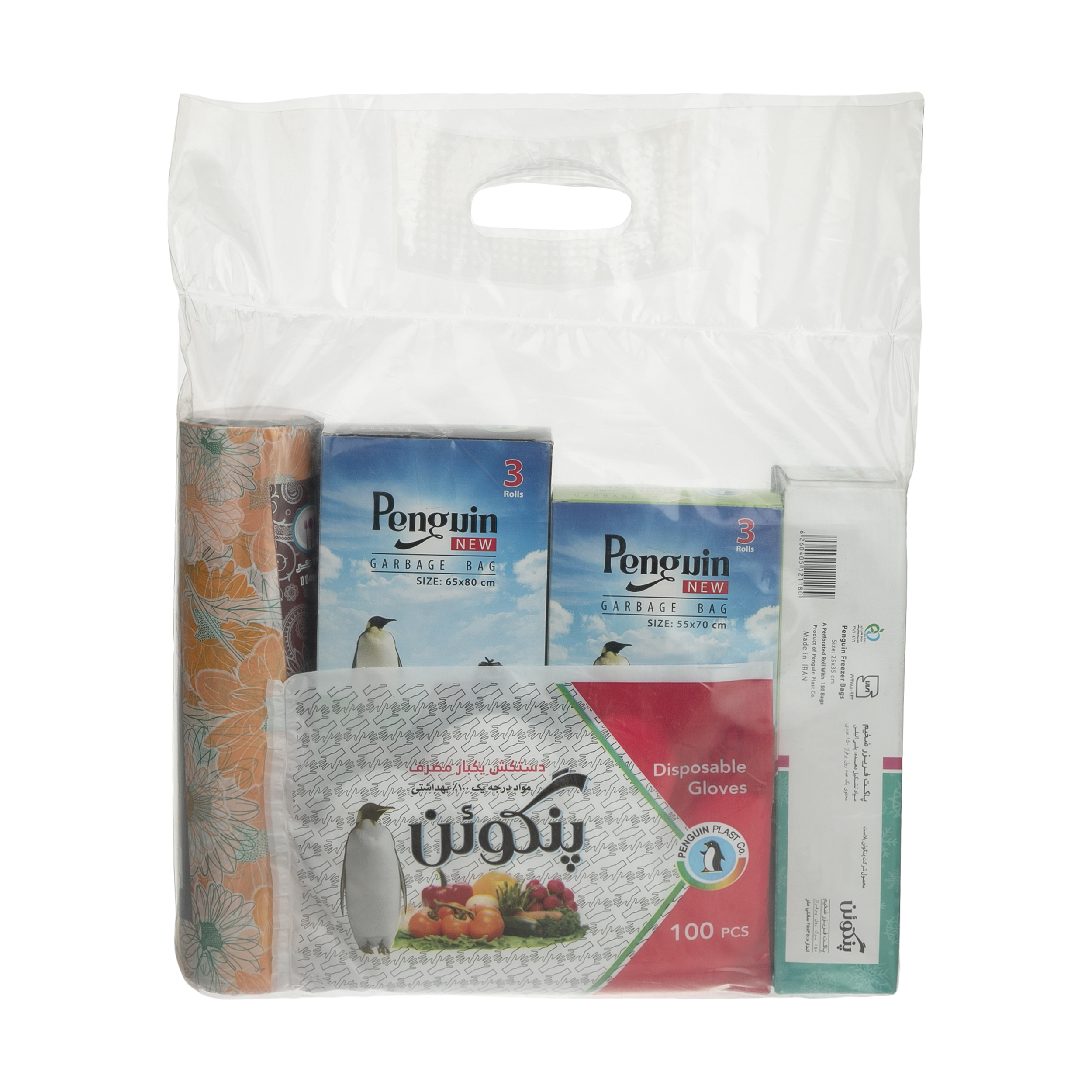 لوازم یکبار مصرف آشپزخانه پنگوئن مدل Pocket مجموعه 6 عددی 