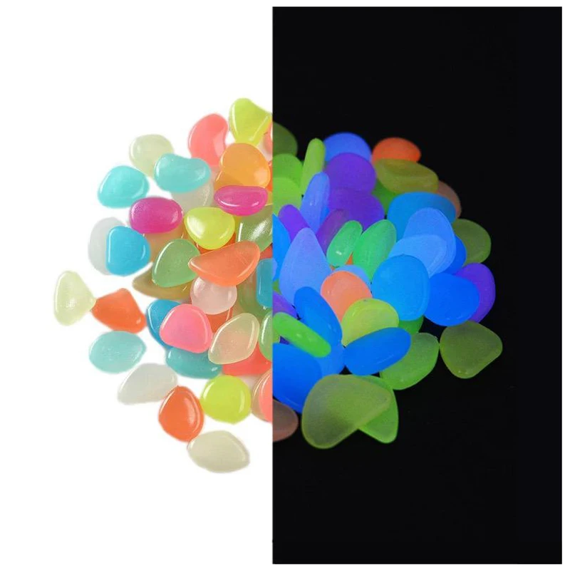 عکس شماره 4 : سنگ تزئینی آکواریوم مدل شب تاب بسته 50 عددی